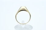 Ring i gult gull med diamant - Bilde 3