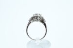 Ring i hvitt gull med diamanter - Bilde 3