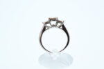Ring i hvitt gull med diamanter - Bilde 3