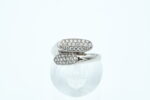 Ring i hvitt gull med diamanter - Bilde 2