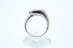 Ring i hvitt gull med diamanter - Bilde 3