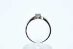 Ring i hvitt gull med diamant - Bilde 3