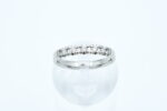 Ring i hvitt gull med diamanter - Bilde 2