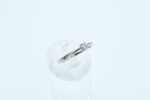 Ring i hvitt gull med diamant