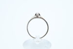 Ring i hvitt gull med diamant - Bilde 3