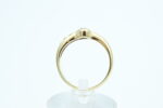 Ring i flerfarget gull med diamanter - Bilde 3