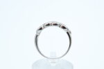 Ring i hvitt gull med diamanter - Bilde 3
