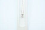 Anheng i hvitt gull med diamant (0,25ct) - Bilde 2