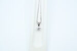 Anheng i hvitt gull med diamant (0,50ct) - Bilde 2