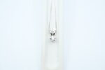 Anheng i hvitt gull med diamant (0,80ct) - Bilde 2