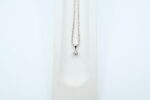 Anheng i hvitt gull med diamant (0,05ct) - Bilde 2