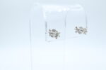 Ørepynt i hvitt gull med diamant (2x0.50ct)