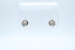 Ørepynt i hvitt gull med diamant (2x0.50ct) - Bilde 2