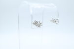 Ørepynt i hvitt gull med diamant (2x0.40ct)