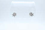 Ørepynt i hvitt gull med diamant (2x0.40ct) - Bilde 2