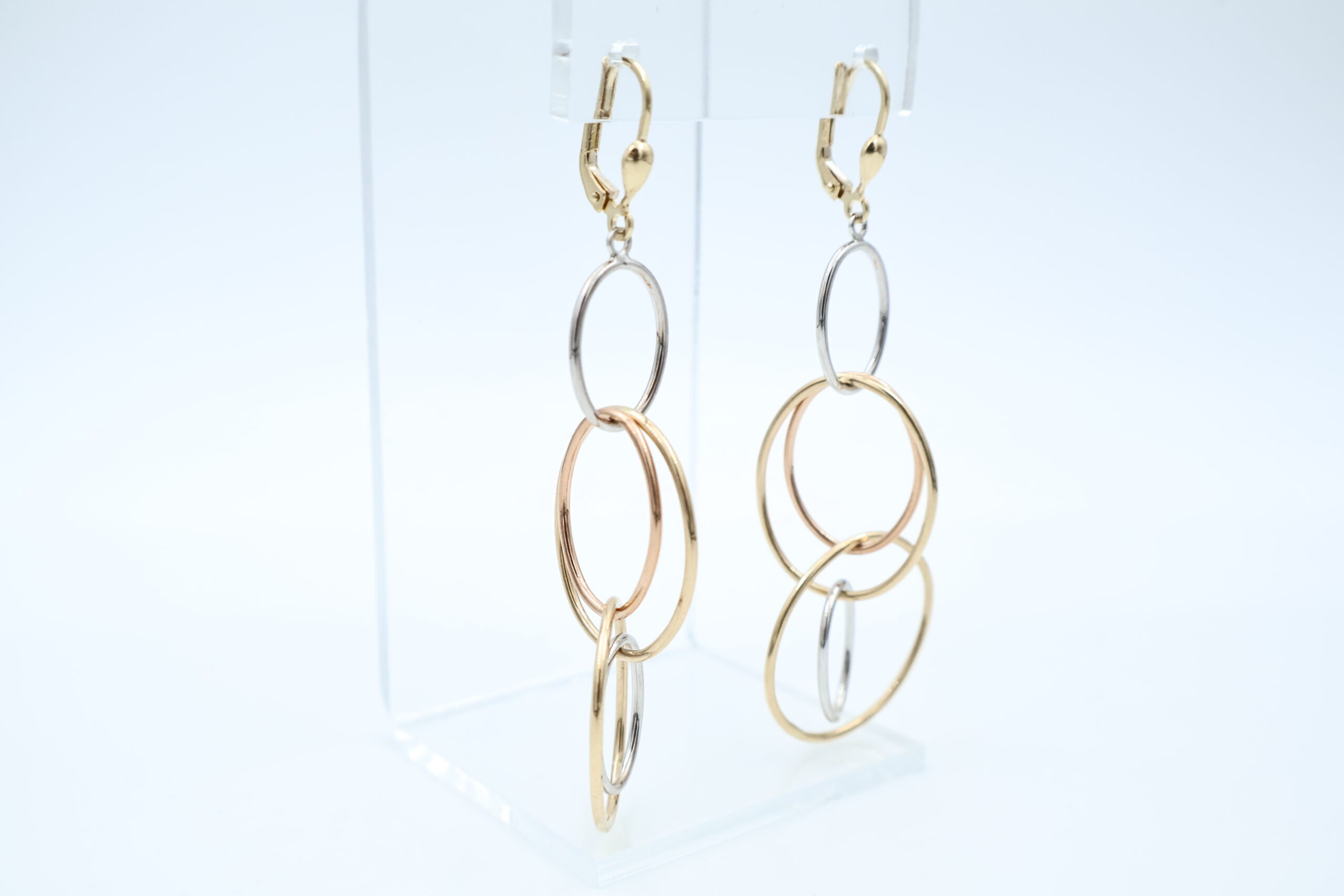 IMG_0240 Ørepynt i flerfarget gull - Bilde 1