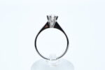 Ring i hvitt gull med diamant - Bilde 3
