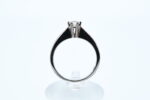 Ring i hvitt gull med diamant - Bilde 3