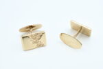 Mansjettknapper i gult gull - Bilde 2