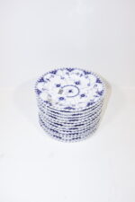 (103) Asjett/tallerken, KD helblonde 13 stk.