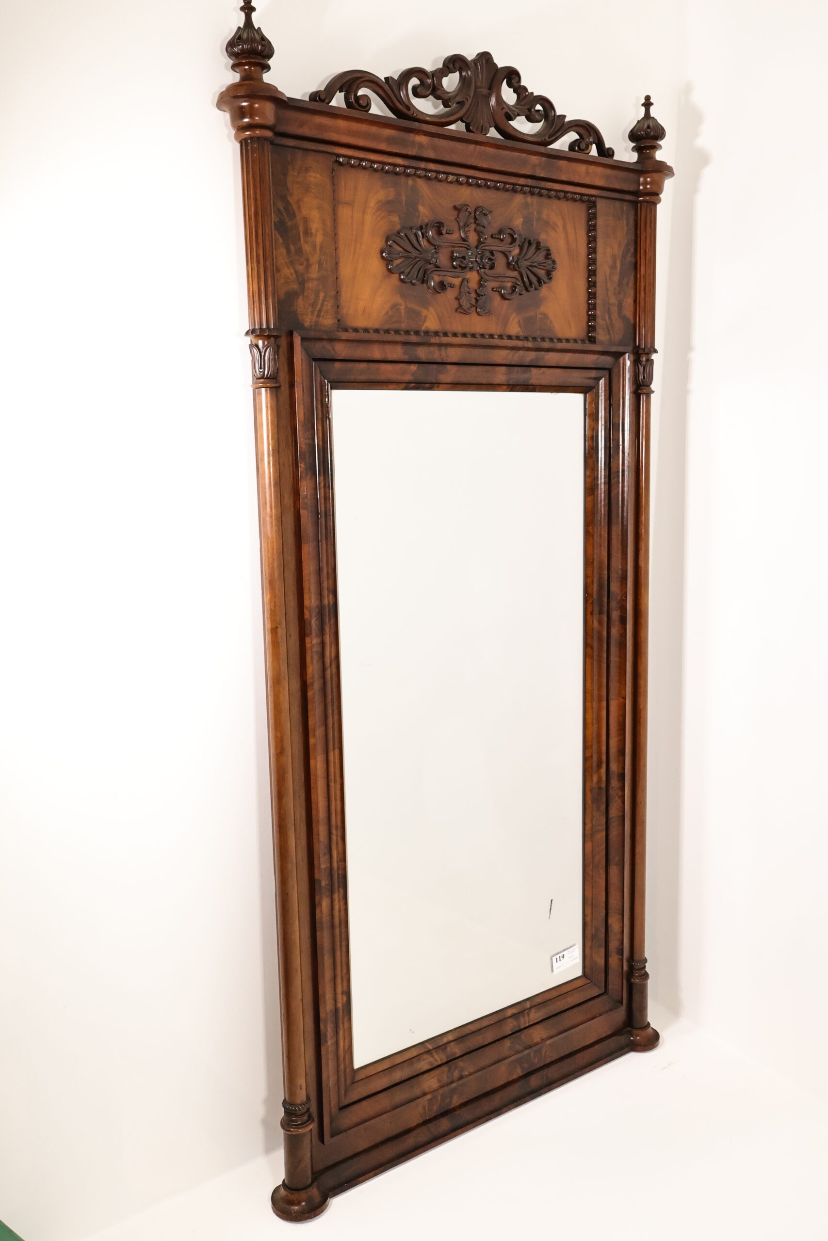 IMG_2441 (119) Speil mahogny, 1800-tallet - Bilde 1