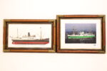 (134) 5 stk diverse maritime bilder