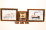 (135) 6 stk diverse maritime bilder