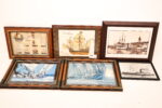 (144) 6 stk maritime bilder