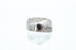 Ring i hvitt gull med diamanter - Bilde 2