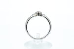 Ring i hvitt gull med diamant - Bilde 3