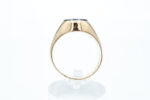 Ring i gult gull med onyx - Bilde 3