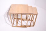 (258) Settebord, 3 deler, H:58 B:34 D:43cm - Bilde 2