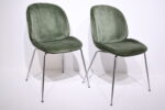 (259) Gubi stoler 4 deler velur