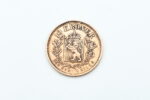 (187) 10Kr gullmynt, kong Oscar, 1877, Norge