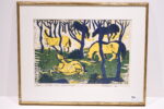 (182) Ellef Gryte, Tresnitt, 43x63cm