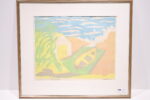 (184) Ellef Gryte, Tresnitt, 46x60cm