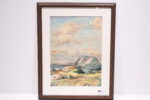 (186) Ellef Gryte, Akvarell, 51x37cm
