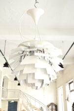 (271) Louis Paulsen, PH kongle, hvit, dia: 60cm