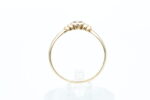 Ring i gult gull med diamant - Bilde 3