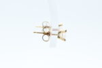Ørepynt i gult gull med diamant (2x0.40ct) - Bilde 3