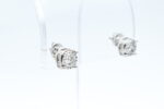 Ørepynt i hvitt gull med diamant (2x0.30ct + 16x0.03ct)