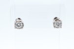 Ørepynt i hvitt gull med diamant (2x0.30ct + 16x0.03ct) - Bilde 2