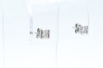 Ørepynt i hvitt gull med diamant (2x0.16ct)