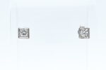 Ørepynt i hvitt gull med diamant (2x0.16ct) - Bilde 2