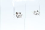 Ørepynt i hvitt gull med diamant (2x0.20ct + 6x0.025ct)