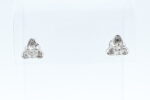 Ørepynt i hvitt gull med diamant (2x0.20ct + 6x0.025ct) - Bilde 2