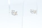 Ørepynt i hvitt gull med diamant (2x0.50)