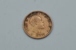 (206A) 10Kr gullmynt, kong Oscar, 1877, Norge (IKKE POLERT) - Bilde 2
