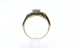 Ring i flerfarget gull med diamant - Bilde 3