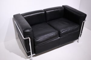(263) Le Corbusier sofa B:128 H:69cm - Bilde 2